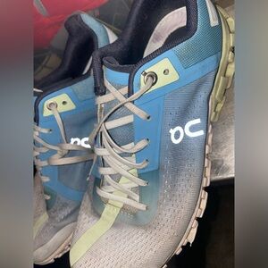 On Cloud shoes in ombre blue Running Athletic Sneakers Women’s Size 8.5